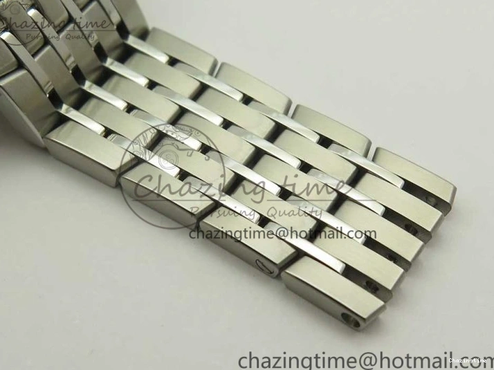 0512 De Ville Hour Vision 41mm SS VSF 1:1 Best Edition White Dial on SS Bracelet A8500 Super Clone Casual 7946